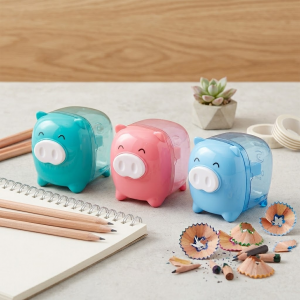 Gọt Bút Chì Deli E0557 (0557) – Chuốt Chì Deli Hình Heo Dễ Thương, Màu Ngẫu Nhiên
