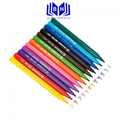 Bút Dạ Nước Màu Lông Deli EC10003 / EC10013 / EC10023 – Bộ 12 Màu, 18 Màu, 24 Màu Sắc Nét Cho Bé Thỏa Sức Sáng Tạo Bút Dạ Nước Màu Lông Deli EC10003 / EC10013 / EC10023 – Bộ 12 Màu, 18 Màu, 24 Màu Sắc Nét Cho Bé Thỏa Sức Sáng Tạo