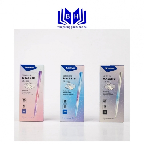 Bút Gel Xóa Được Mazzic GELE-006 Ngòi 0.5mm – Viết Mượt, Xóa Sạch, Chính Hãng Thiên Long Bút Gel Xóa Được Mazzic GELE-006 Ngòi 0.5mm – Viết Mượt, Xóa Sạch, Chính Hãng Thiên Long
