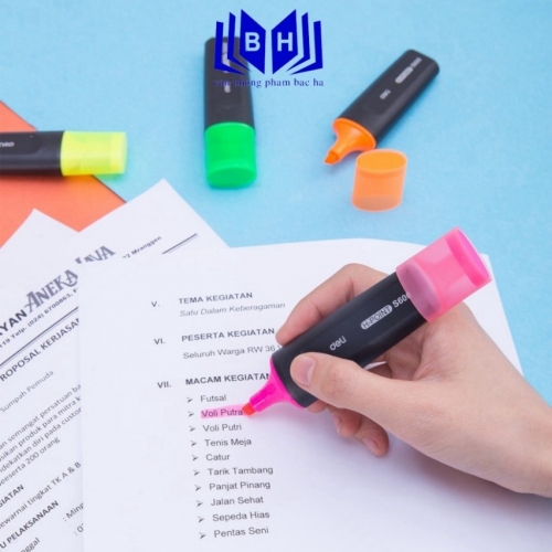 Bút Nhớ Dòng Deli ES600 (S600) – Bút Highlight Dạ Quang Nổi Bật Cho Học Tập Và Văn Phòng Bút Nhớ Dòng Deli ES600 (S600) – Bút Highlight Dạ Quang Nổi Bật Cho Học Tập Và Văn Phòng