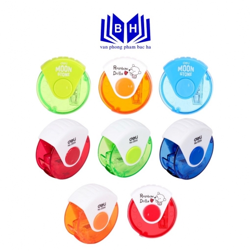 Gọt Bút Chì Deli 0554 – Chuốt Chì Deli Cao Cấp Với Nhiều Hình Dáng Đẹp Mắt