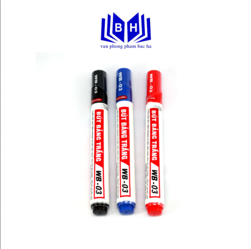 Bút Lông Bảng Thiên Long WB-03 – Bút Viết Bảng Xóa Dễ, Mực Đậm, Nét Viết Mượt