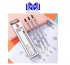 Bút Chì 2B Màu Bạc Cao Cấp Deli CU24910 – Viết Mượt, Nét Đậm, Thân Lục Giác Sang Trọng